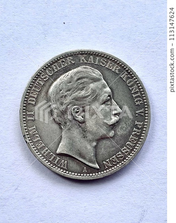 Prussia 3 Mark Wilhelm II 113147624