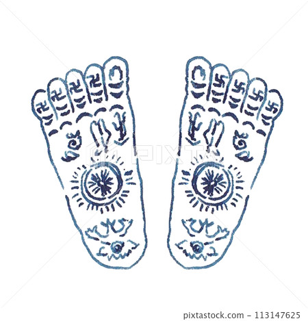 四國極樂寺內88處佛腳石（刻有佛腳印的供奉石） 113147625