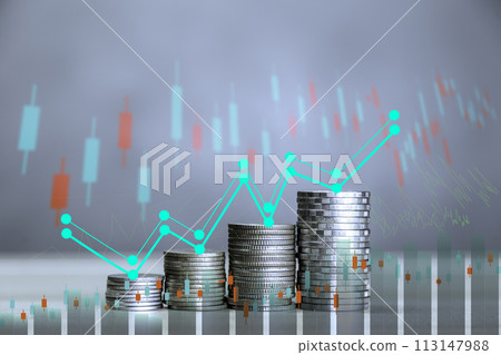 Business success concept . concept wealth stock investment..Business growth in the digital age.Digital transformation for next generation technology.concept technology is growing by leaps and bounds.. Business success concept . concept wealth stock investment..Business growth in the digital age.Digital transformation for next generation technology.concept technology is growing by leaps and bounds.. 113147988