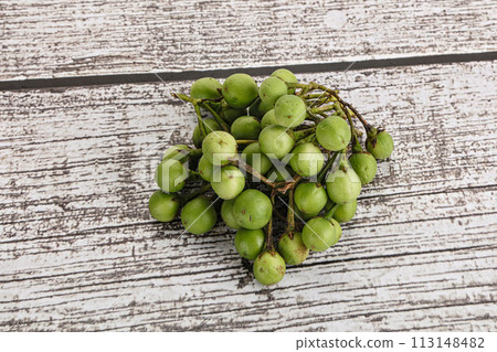 Raw ripe wild pea eggplant 113148482