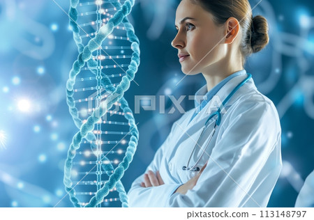 Genetic research in lab 113148797
