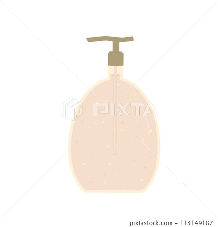 Skincare body care cosmetics bottle isolated on white background. Peeling and exfoliation cleansing and moisturizing skincare. Serum body cream for spa. Vector illustration Skincare body care cosmetics bottle isolated on white background. Peeling and exfoliation cleansing and moisturizing skincare. Serum body cream for spa. Vector illustration 113149187