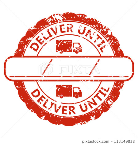 Stamp printed for shipping, deliver until Stamp printed for shipping, deliver until 113149838