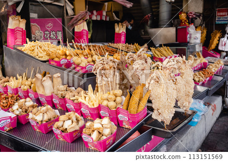 台灣小吃攤炸魷魚 113151569