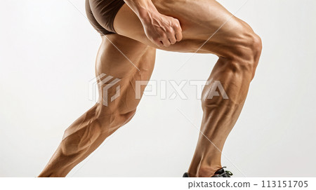 男性下半身肌肉 113151705