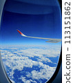 飛機上窗外 113151862