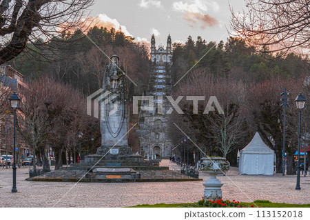 Portugal, Lamego, Nossa Senhora dos Remedios Church, spectacular evening scenery Portugal, Lamego, Nossa Senhora dos Remedios Church, spectacular evening scenery 113152018