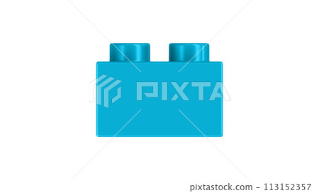 Cyan Blue Lego Block Isolated on a White Background. Close Up View of a Plastic Children Game Brick for Constructors, Side View. High Quality 3D Rendering with a Work Path. 8K Ultra HD, 7680x4320 Cyan Blue Lego Block Isolated on a White Background. Close Up View of a Plastic Children Game Brick for Constructors, Side View. High Quality 3D Rendering with a Work Path. 8K Ultra HD, 7680x4320 113152357