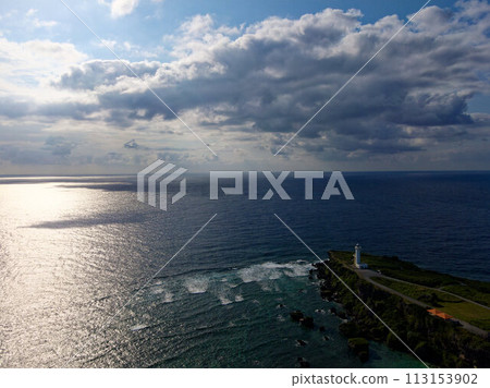 Scenery of Higashihennazaki taken by drone 113153902