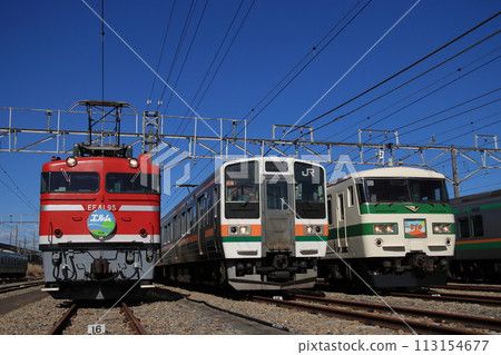 Nostalgic vehicles that returned home to the Tohoku Line Oyama Rolling Stock Center (Oyama Rolling Stock Center Photo Session)_Photographed on March 2, 2024 Nostalgic vehicles that returned home to the Tohoku Line Oyama Rolling Stock Center (Oyama Rolling Stock Center Photo Session)_Photographed on March 2, 2024 113154677