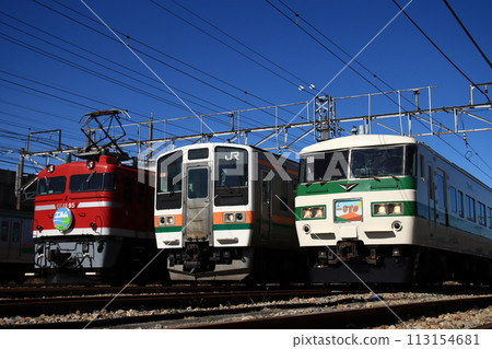 Nostalgic vehicles that returned home to the Tohoku Line Oyama Rolling Stock Center (Oyama Rolling Stock Center Photo Session)_Photographed on March 2, 2024 Nostalgic vehicles that returned home to the Tohoku Line Oyama Rolling Stock Center (Oyama Rolling Stock Center Photo Session)_Photographed on March 2, 2024 113154681