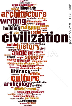 Civilization word cloud Civilization word cloud 113154804