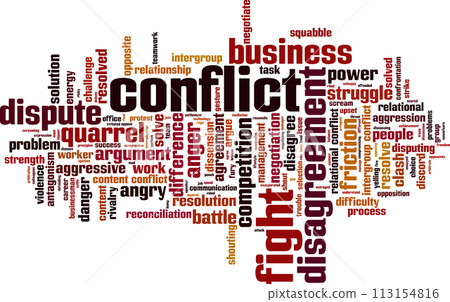 Conflict word cloud 113154816