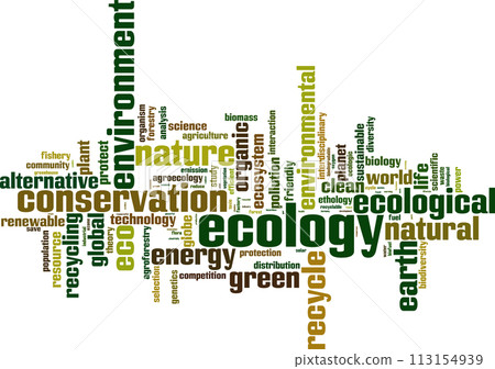 Ecology word cloud 113154939