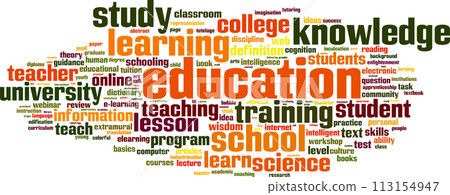 Education word cloud 113154947