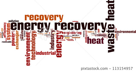 Energy recovery word cloud 113154957