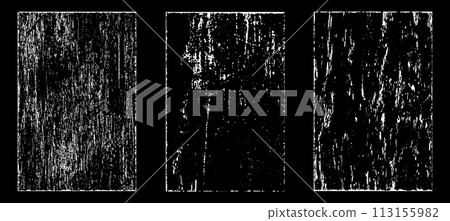 Black and white grunge. Distress overlay texture. Abstract surface dust and rough dirty wall background concept. Distress illustration simply place over object to create grunge effect. Vector EPS10. 113155982