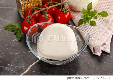 Italian cheese mozzarella buffalo ball 113156225
