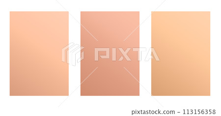 Set of nude gradient posters. Soft beige background for fashion design. Gradation of pastel colors 113156358