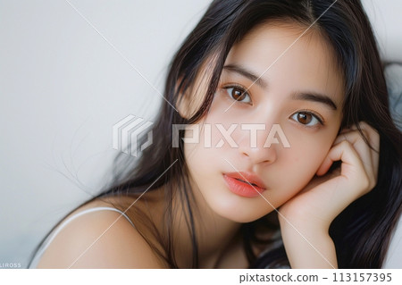 Beautiful women/makeup "AI generated image" 113157395