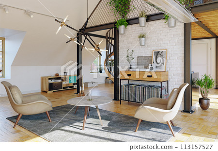 modern home interior. modern home interior. 113157527