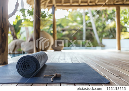 Eco-Friendly Yoga Space 113158533