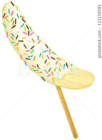 白巧克力 巧克力 香蕉 113159393