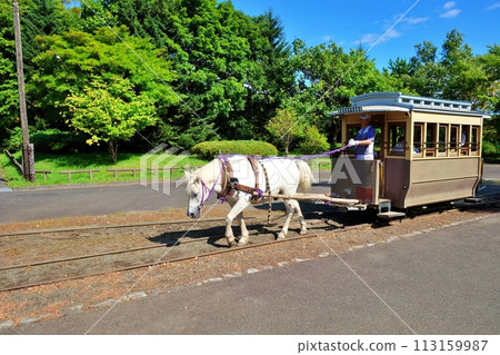 北海道先鋒村馬拉鐵路風光 113159987