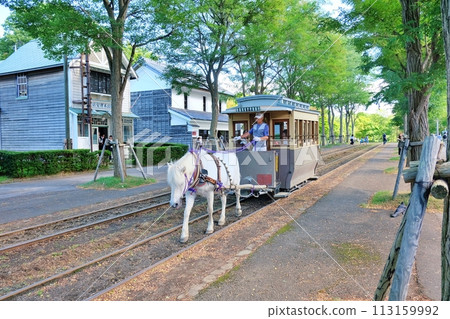 北海道先鋒村馬拉鐵路風光 113159992