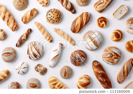 許多麵包和許多類型的“人工智慧生成圖像” 113160009