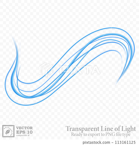 Transparent Blue Wavy Line, Ready Export to PNG File, Isolated and Easy to Edit, Vector Illustration Transparent Blue Wavy Line, Ready Export to PNG File, Isolated and Easy to Edit, Vector Illustration 113161125