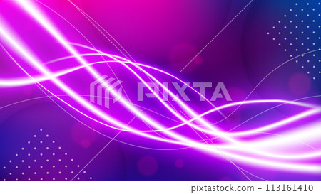 Light Trail Background, Elegant Violet Line Crossing Widescreen, Vector Illustration Light Trail Background, Elegant Violet Line Crossing Widescreen, Vector Illustration 113161410