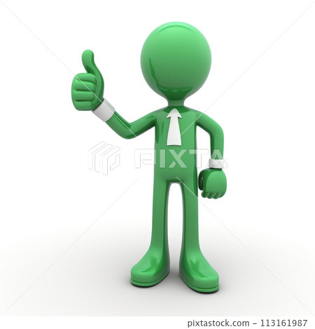 3d man is green tick symbol, signifying completion and success, in a compelling visual representation of achievement and endorsement, a check off character. 3d man is green tick symbol, signifying completion and success, in a compelling visual representation of achievement and endorsement, a check off character. 113161987
