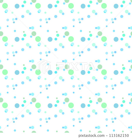 Texture with circles. Splash effect banner. Dotted abstract illustration with blurred drops of rain. Seamless pattern for fabric, textile 113162150