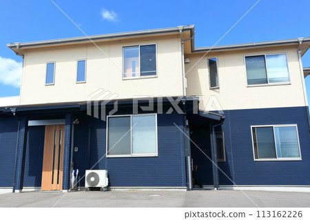 Image of newly built house/single-family house (model house) 113162226