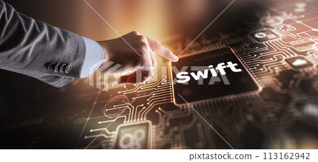 SWIFT. International bank transfer system. Society for Worldwide Interbank Financial Telecommunications SWIFT. International bank transfer system. Society for Worldwide Interbank Financial Telecommunications 113162942