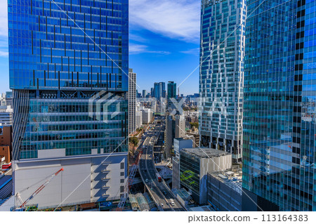 Tokyo Shibuya Fukuras 17th floor rooftop terrace View from SHIBU NIWA 113164383