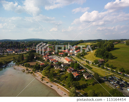 Nature island Oostergast in Zuidhorn, municipality province in the Netherlands 113164454