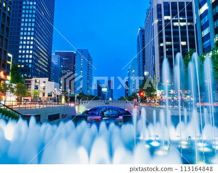 夏夜的首爾清溪川 夏夜的首爾清溪川 113164848