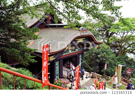 The Karamon Gate of Hogonji Temple on Chikubu Island The Karamon Gate of Hogonji Temple on Chikubu Island 113165318