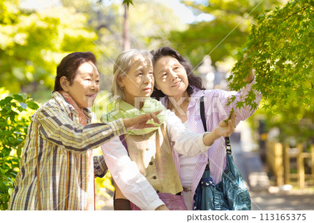 Senior woman enjoying travel Senior woman enjoying travel 113165375
