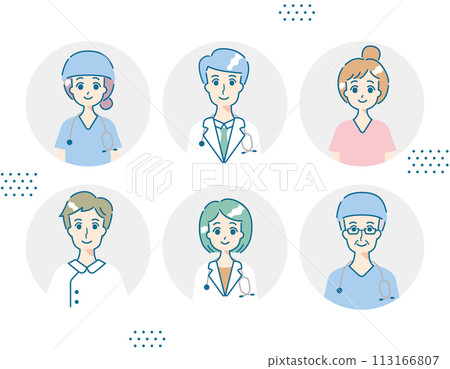 醫護人員的臉部表情模式 113166807
