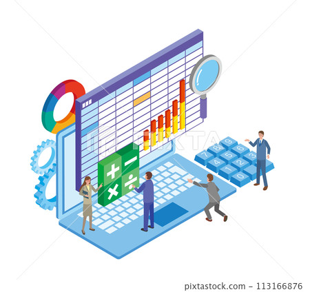 使用電子表格軟體的人員 113166876