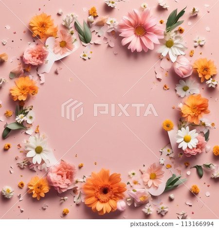 母親節鮮花留言卡 113166994