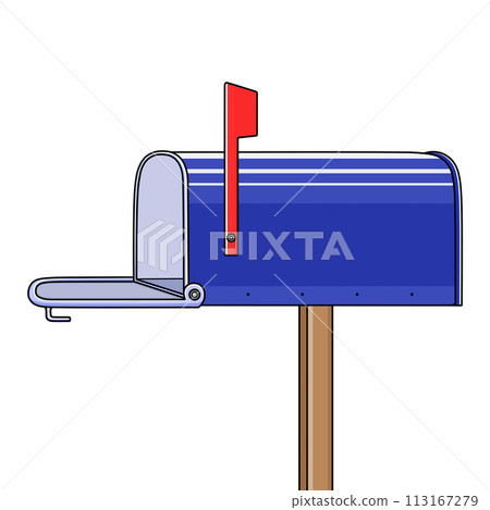 美國信箱（藍色信箱） 113167279