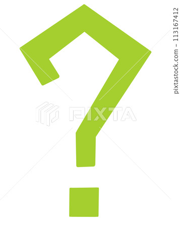 Yellow-green Hatena (no line drawing) Yellow-green Hatena (no line drawing) 113167412