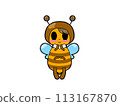 Mini character style bee 113167870