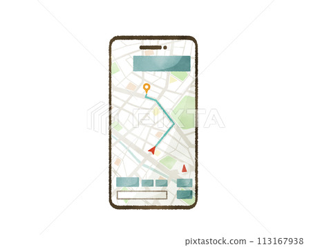 Smartphone navigation app Smartphone navigation app 113167938