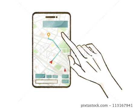 如何使用智慧型手機導航應用程式搜尋路線 113167941