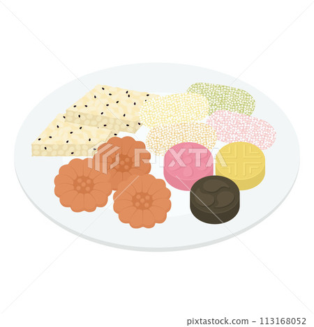 韓國糖果插畫 113168052